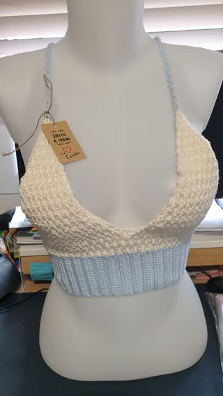 Top Crochet Hecho a Mano Talla Única