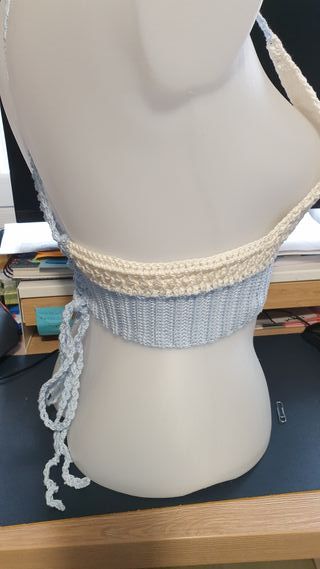 Top Crochet Hecho a Mano Talla Única