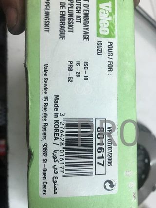 Kit embrague Isuzu  piazza opel campo