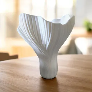 Vaso decorativo bianco