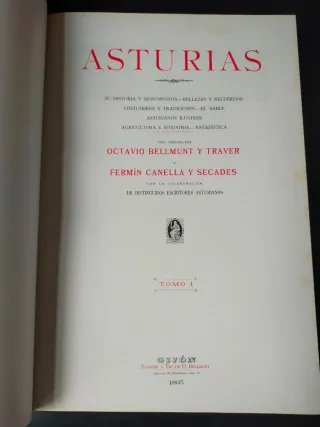 Asturias 3 Tomos, Octavio Belmunt y Fermín Canella