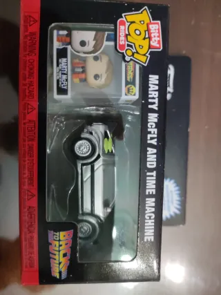 Funko Pop! Bitty Marty McFly & Time Machine