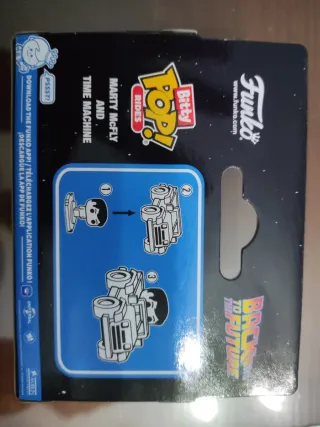 Funko Pop! Bitty Marty McFly & Time Machine