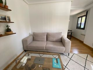 Sofá Jagger Banak 3 plazas, desenfundable, gris