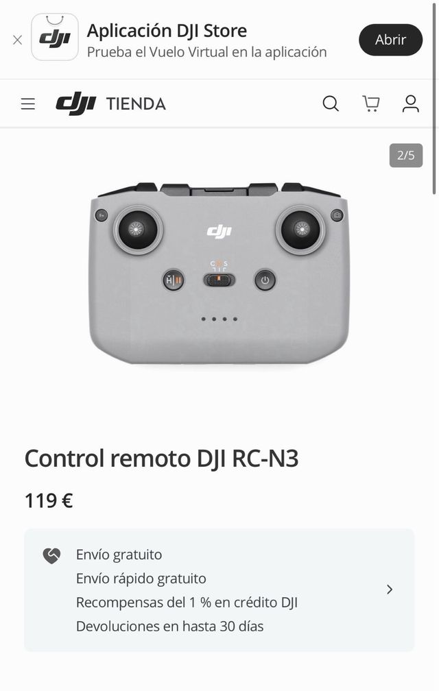 (SEM ABRIR) - Controle DJI RC-N3