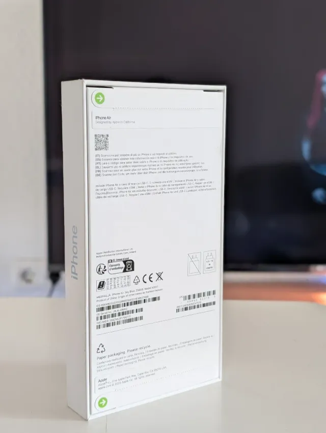 iPhone 17 Air 256 GB Precintado