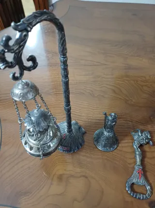 Botafumeiro, Campana y Abridor