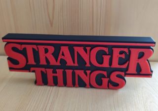 Réplica 3D Logo Stranger Things