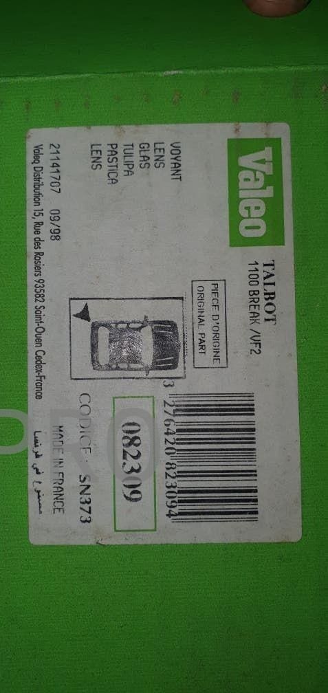 tulipa talbot 1100 break izquierda  valeo