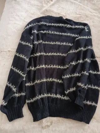 Jersey negro fiesta plateado