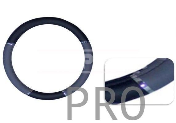 FUNDA VOLANTE NEGRO/GRIS 37- 39 CM