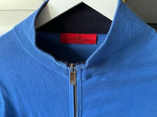 Cárdigan Carolina Herrera, azul, talla S