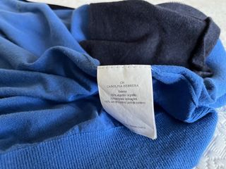 Cárdigan Carolina Herrera, azul, talla S