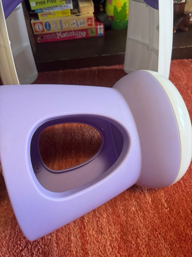 Tocador Frozen con espejo y taburete