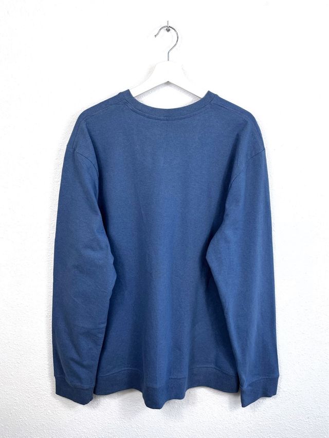 Felpa Patagonia grafica oversize retrò blu Y2K