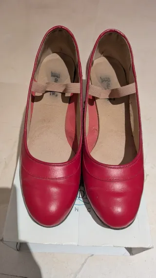 Tacones Flamenca Rojos