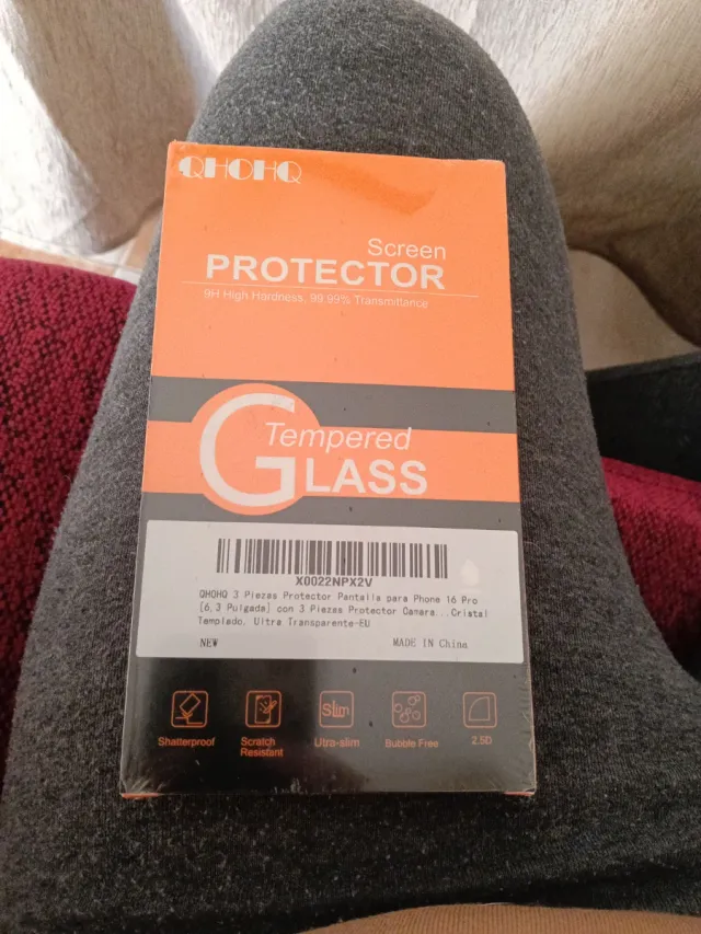 QHOHQ Protector Pantalla iPhone 16 Pro