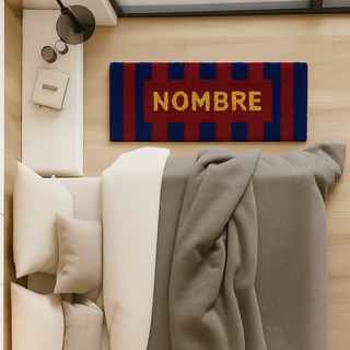 Alfombra FC Barcelona con tu Nombre