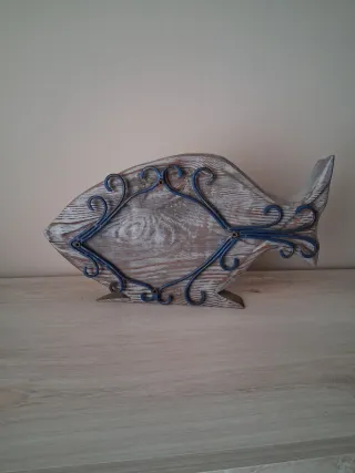 Cornice portafoto artigianale in legno