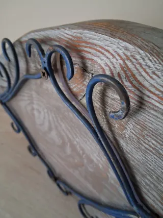 Cornice portafoto artigianale in legno