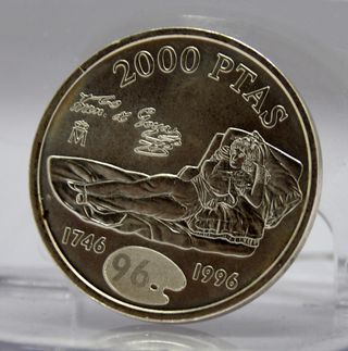 Moneda 2000 Pesetas 1996 Goya