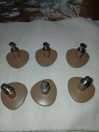 Pomos de mueble triangulares (6 unidades)