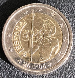 Moneda 2€ Conmemorativa España 2005