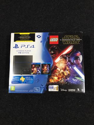 Caja completa PS4 1 TB Star Wars