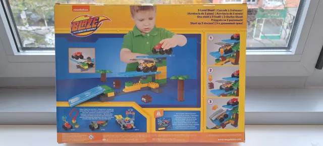 Mega Bloks Blaze Jungle Ramp Rush 50 Piezas