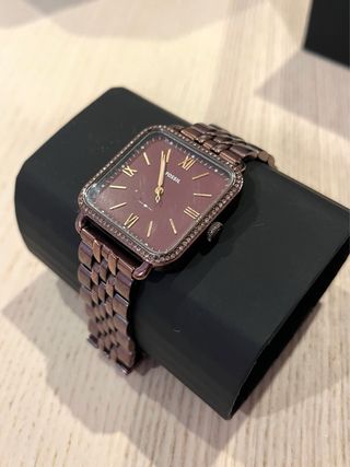 Reloj Fossil Morado y Dorado Mujer
