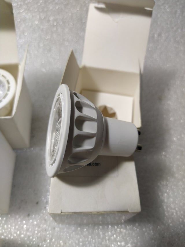 lote LED GU10 ROSA Y AMBAR