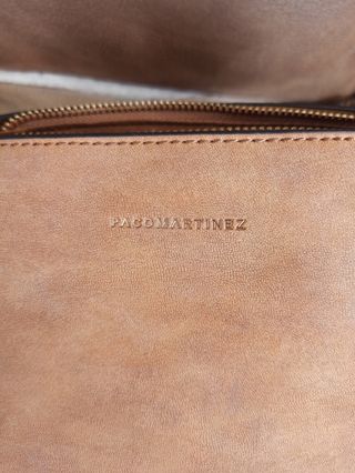 Bolso Paco Martinez Marrón Dorado