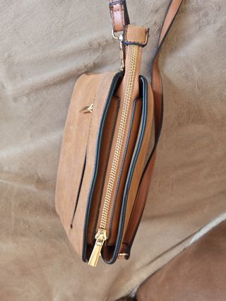 Bolso Paco Martinez Marrón Dorado