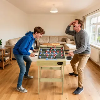 Futbolín para Niños de Madera Mesa de Futbolín