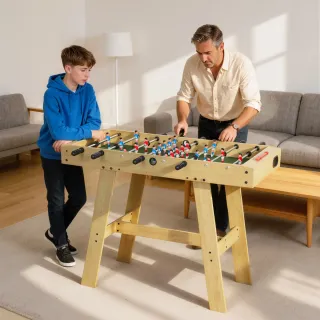 Futbolín para Niños de Madera Mesa de Futbolín