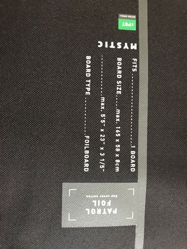 Funda Tabla Wing Foil Mystic 5,5 Sin Estrenar