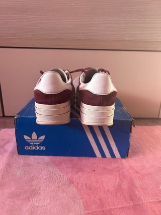 Adidas Gazelle Plataforma Rojas