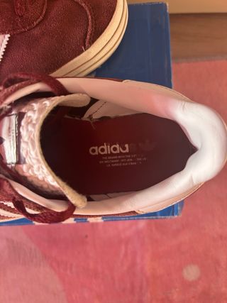 Adidas Gazelle Plataforma Rojas