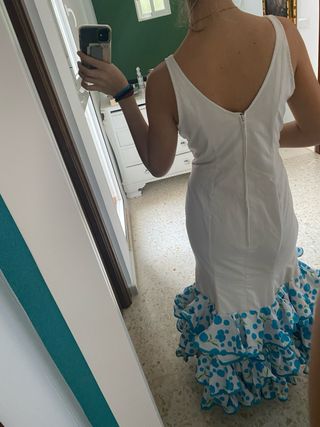 Traje Flamenca Volantes Lunares