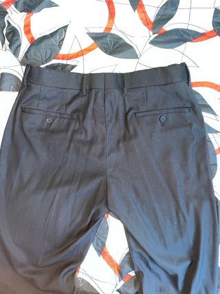 Americana y pantalón traje negro Talla S