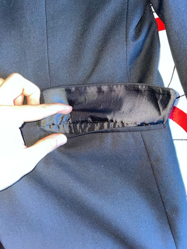 Americana y pantalón traje negro Talla S