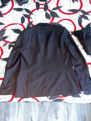 Americana y pantalón traje negro Talla S