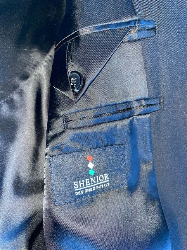 Americana y pantalón traje negro Talla S