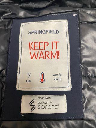 Chaqueta Springfield Térmica Azul Talla S