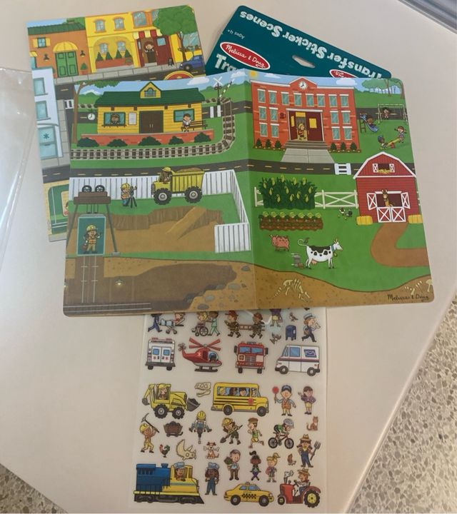 Transfer Sticker Scenes: en la ciudad