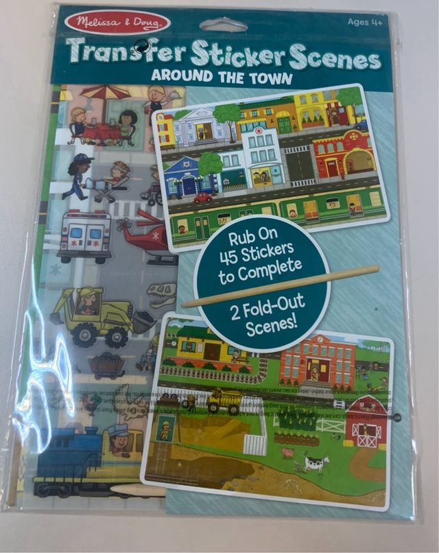 Transfer Sticker Scenes: en la ciudad