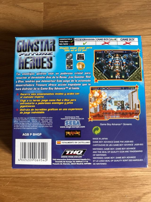 Gunstar Future Heroes GBA PAL ESP