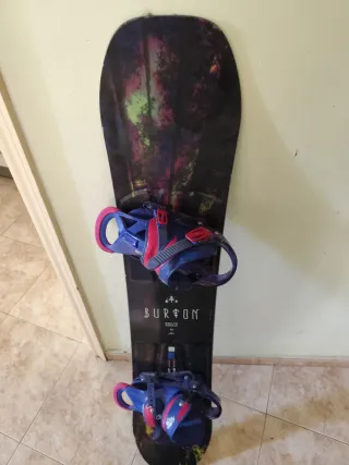 Tabla Snowboard Burton con Fijaciones Talla S