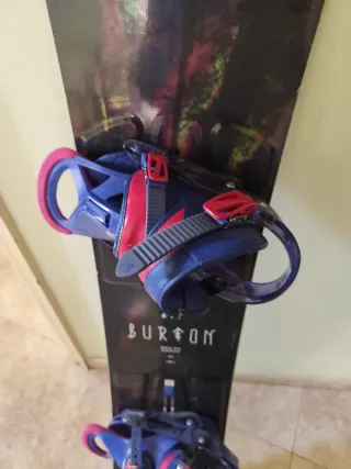 Tabla Snowboard Burton con Fijaciones Talla S