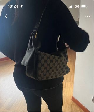 Borsa vintage Gucci beige/marrone